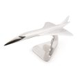 Airplane Concorde  British Airways and Air France Deck Top Aluminum Model Online now