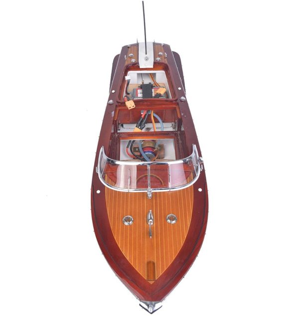 Radio Controlled Riva Aquarama With RC Motor Medium Model Ship Assembled on Sale