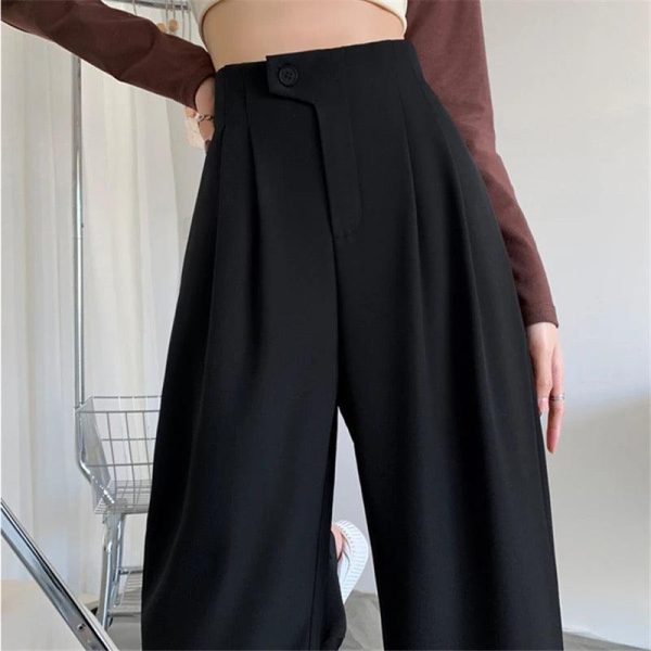 Redra Buttoned High Waist Pants Sale