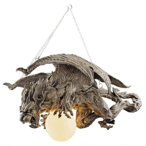 Nightfall Sculptural Gargoyle Chandelier Lamp By Artist Gary Chang Fashion