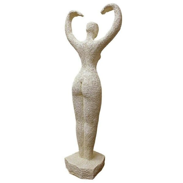 Bird Lady Earth Goddess Contemporary Garden Statue Online Hot Sale