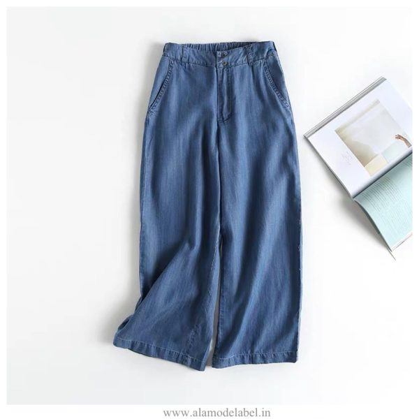 Cabey Soft Denim Cullotes on Sale