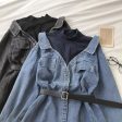 Derby Denim Shirt Dress Fashion