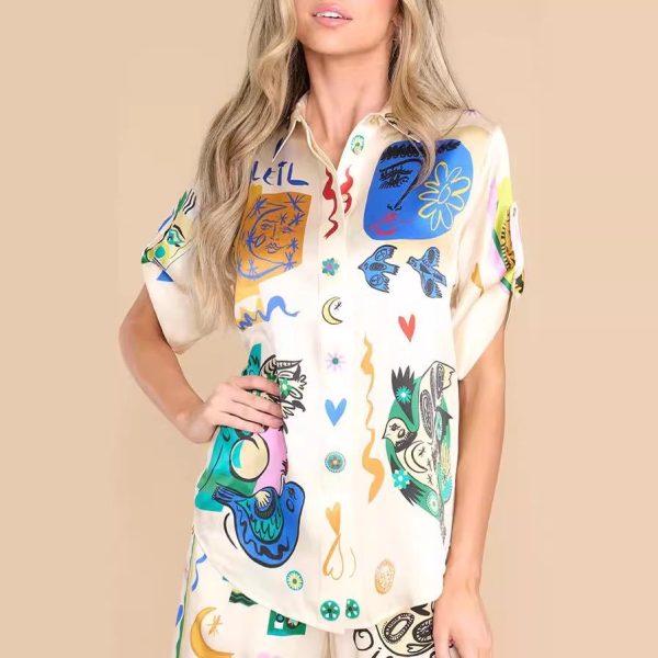 Harvey Summer Holiday Abstract Coord Set For Discount