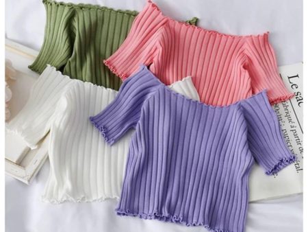 Beth Ribbed Tops Supply