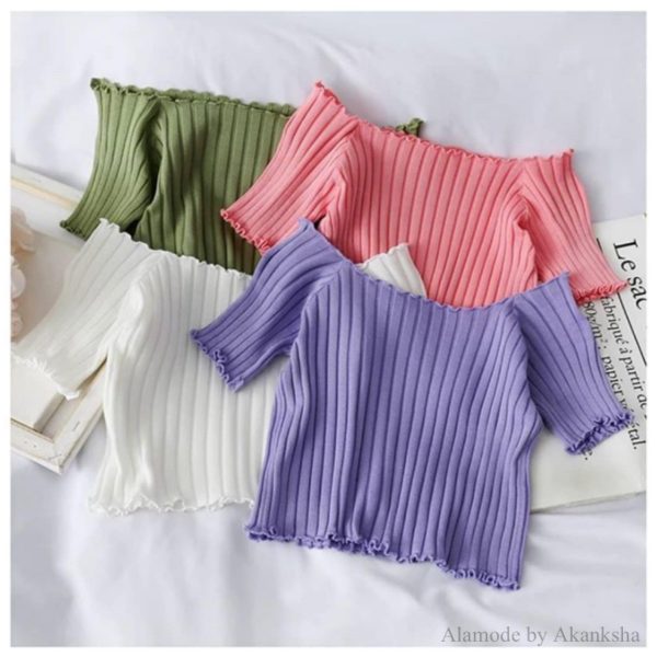 Beth Ribbed Tops Supply