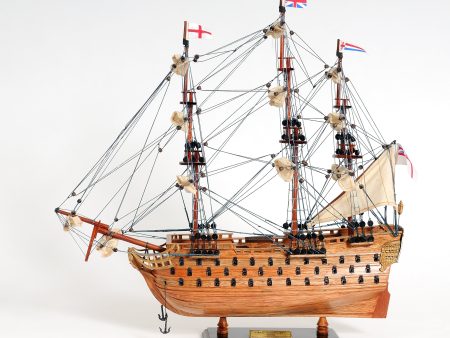 HMS Victory Small Tallship Wood Model Sailboat Assembled Supply