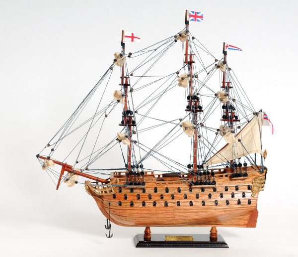 HMS Victory Small Tallship Wood Model Sailboat Assembled Supply