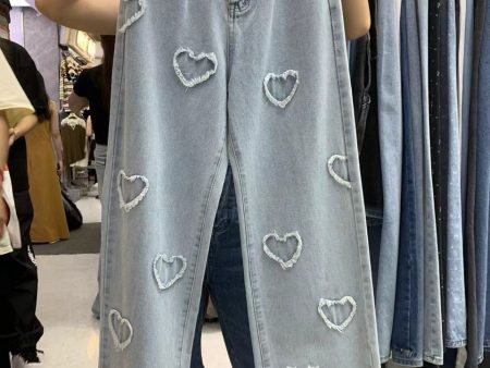 Love Affair Statement Denim Jeans Fashion