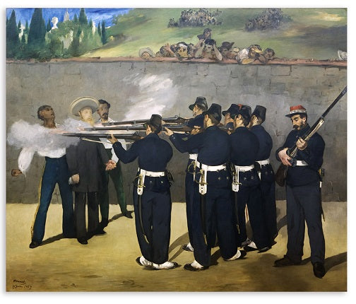 Edouard Manet The Execution of Emperor Maximilian Canvas Painting Online