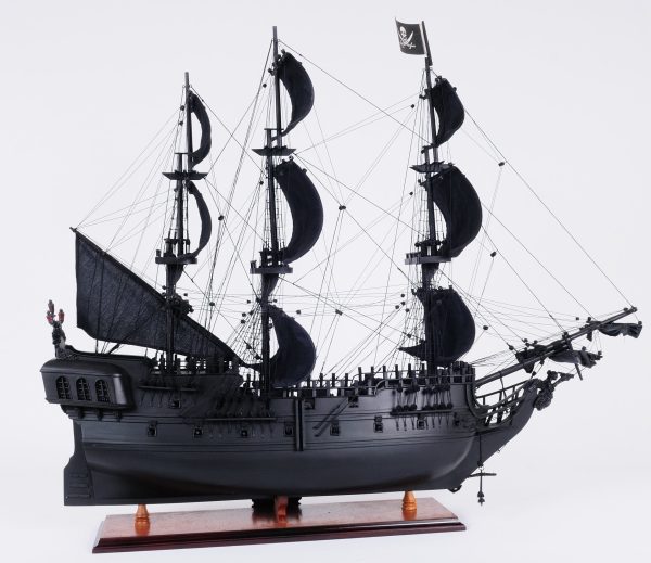 Black Pearl Pirates of The Caribbean Large Tall Ship Wood Model Sailboat Assembled Online now