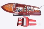 Radio Controlled Riva Aquarama With RC Motor Medium Model Ship Assembled on Sale