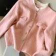 Gia Cute Heart Cardigans in Pink Fashion