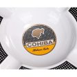 Cohiba Luxury Bone China Ceramic Round Cigar Sigaretts Ashtray For Sale