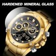 Mens Top Brand Military Grade  Multi-function Chronograph Quartz Alarm Digital Waterproof Luminous  Gold Gold Watch Online