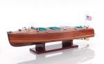 Chris Craft Triple Cockpit Medium Boat Wood Model Speedboat Ship Assembled Online Sale