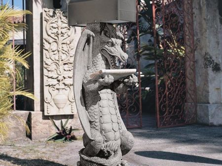 Zippy the Dragon Sculptural Mailbox Post For Discount