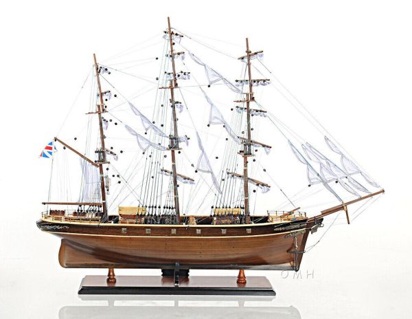 Cutty Sark China Clipper Tall Ship Large Wood Model Sailboat Assembled Discount