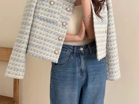 Bravia Statement Woolen Tweed Coat Cheap