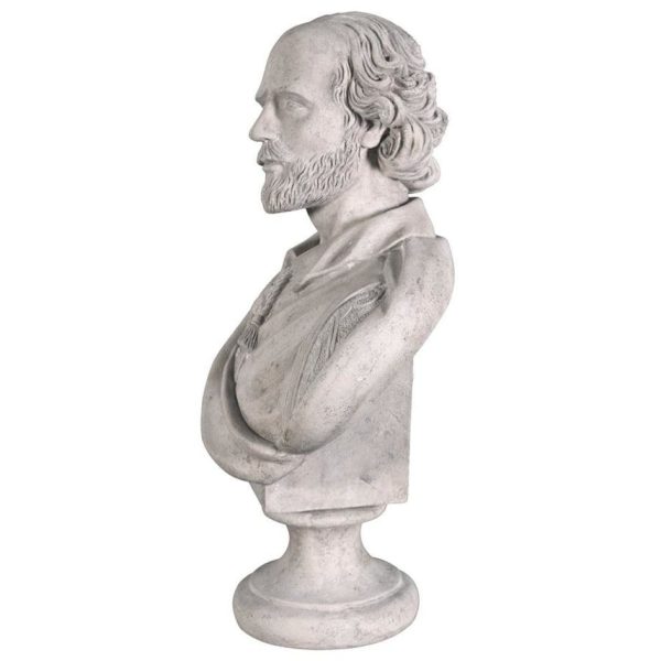 William Shakespeare Life-Size Sculptural Bust by Artist Emile Guillemin Cheap