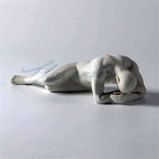 Modern Art Series Nude Male Ceramic Statue Abstract Naked Body Art Sculpture Discount