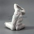 Modern Art Series Nude Male Yoga Gymnastics Ceramic Statue Abstract Naked Body Art Sculpture For Discount