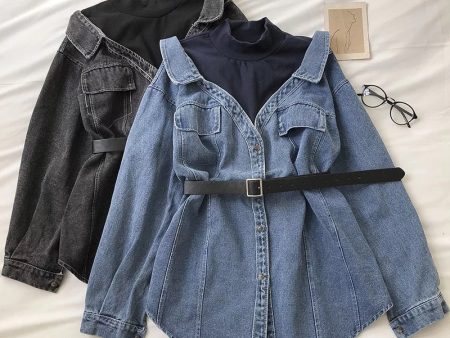 Derby Denim Shirt Dress Fashion