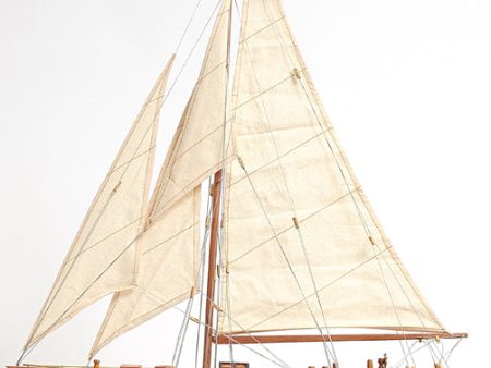 America s Cup  Enterprise Yacht  Small Sailboat Wood Model Assembled For Sale