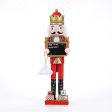 Christmass Chef Nutcracker Soldier With Christmass Sign Large Wood Statues Figurines Discount