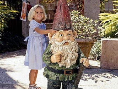 Gottfried Gnome  Gigantic Garden Statue For Sale