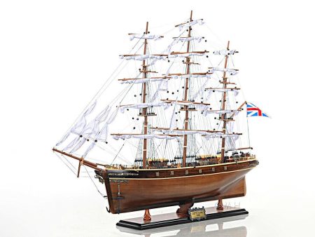 Cutty Sark China Clipper Tall Ship Large Wood Model Sailboat Assembled Discount