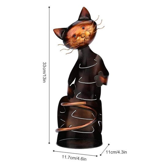 Cute Cat Wine Rack Stylish Wine Bottle Holder Online now