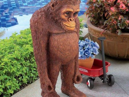 Bashful Orangutan  Zen Animal Garden Statue For Discount