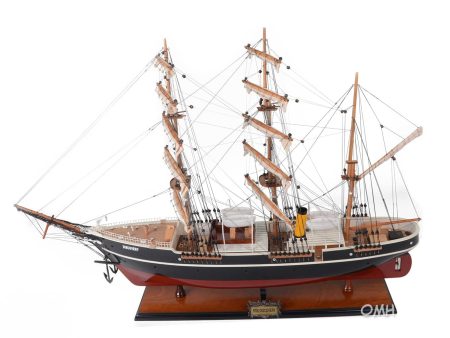 RRS Discovery Wood Model Sailboat  Steamship Assembled Sale