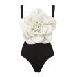 Camellia Rosette Swimsuit with Ruffled Skirt Discount