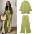 Bizo Summer 2 Pc Coord Set in Green Cheap