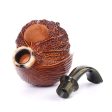 Collectible Designer Two Faced Good and Bad Style Ergonomic Hand Carved Crafted from Premium Solid  Briar Wood Online Hot Sale