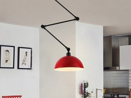 Modern Design Adjustable Long Arm Pendant Light Aluminium Sconces LED Ceiling Hanging Lamp Sale