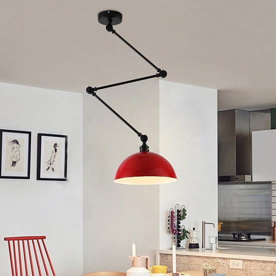 Modern Design Adjustable Long Arm Pendant Light Aluminium Sconces LED Ceiling Hanging Lamp Sale