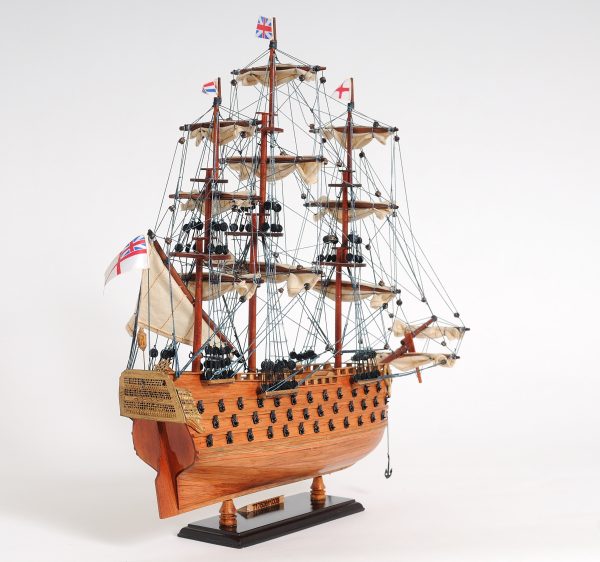 HMS Victory Small Tallship Wood Model Sailboat Assembled Supply