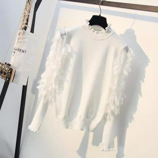 Feather Sleeve Sweaters on Sale