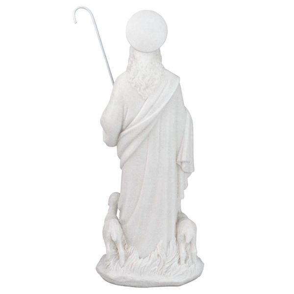 Jesus Crist Good Shepherd Bonded Marble Statue By Artist Carlo Bronti Online