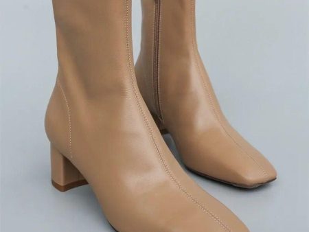 Dan Short Leather Ankle Boots Online Hot Sale