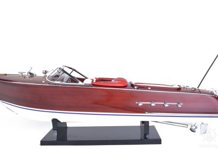 Radio Controlled Riva Aquarama With RC Motor Medium Model Ship Assembled on Sale