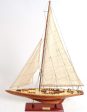 America s Cup 1933 Endeavor J Class Sailboat Small Wood Model Yacht Supply