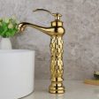 Diamond Polish Luxury Solid Brass Bathroom Basin Mixers Single Handle Faucets Combination Supply