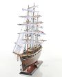 Cutty Sark China Clipper Tall Ship Large Wood Model Sailboat Assembled Discount