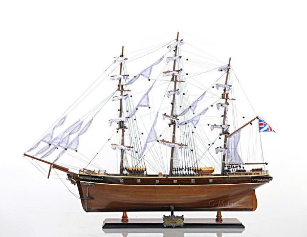 Cutty Sark China Clipper Tall Ship Large Wood Model Sailboat Assembled Discount