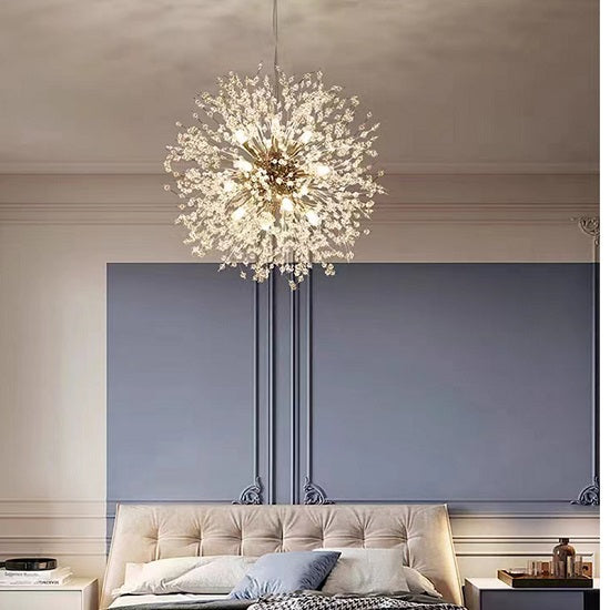 Modern Sky Star Fireball Crystal Pendant LED Ceiling Lighting  Fixture For Sale