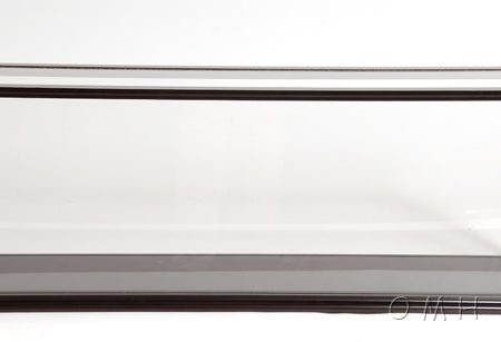 Display Case Cabinet Medium Wood with Plexiglas Panels For Cruise Ships Yachts and Boats For Sale